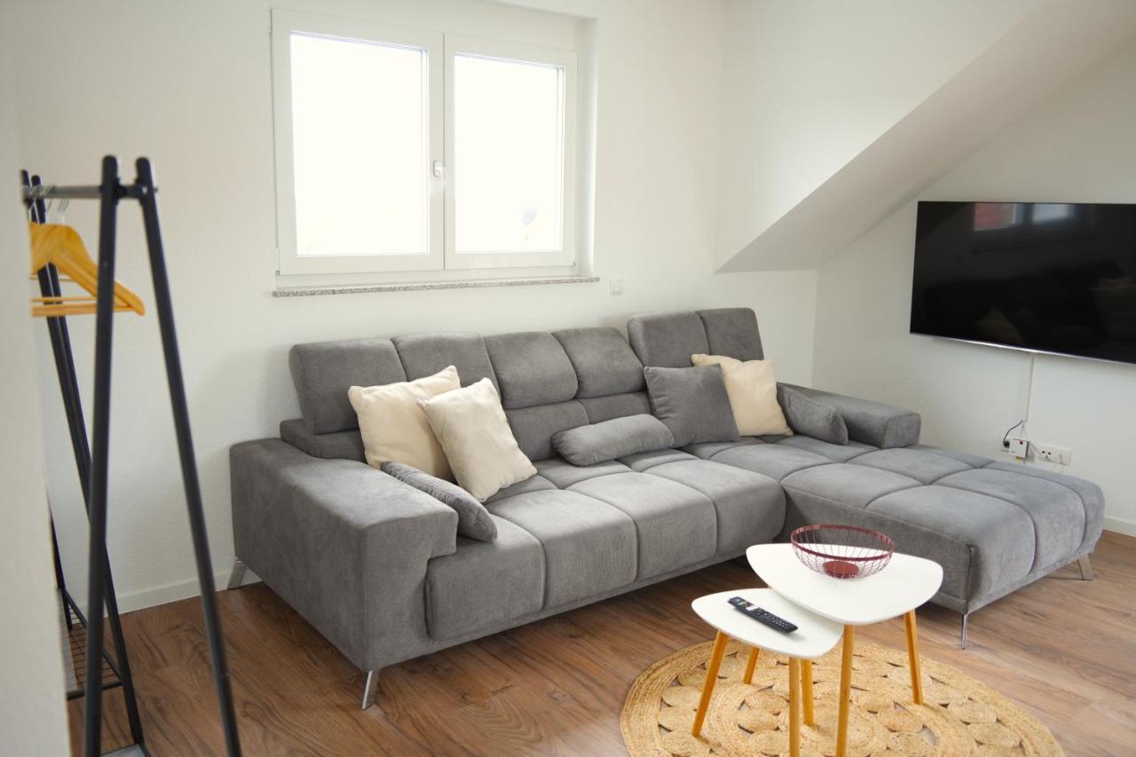 Exklusive Neubauwohnung Mit Wundervoller Aussicht Naehe Europapark Und Rulantica Burgheim 外观 照片